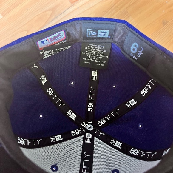 Dodgers New Era Royal Authentic On Field 59FIFTY Performance Fitted Hat - Picture 3 of 4